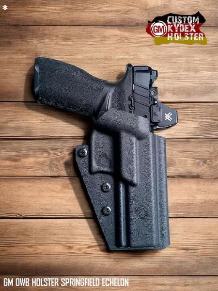 Preview: GM OWB Custom Kydex Holster Multi Mount Springfield Echelon